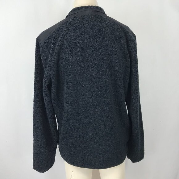 UNDER ARMOUR GOLF ~ MENS LG LARGE ~ BLACK FLEECE PULLOVER SWEATER JACKET - Picture 5 of 7